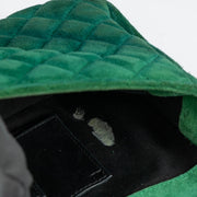 Authentic pre-loved Saint Laurent Green Suede Envelope Shoulder Bag on Labellov.com