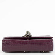 Authentic pre-loved Saint Laurent Purple Leather Kate Small Bag on Labellov.com