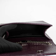 Authentic pre-loved Saint Laurent Purple Leather Kate Small Bag on Labellov.com