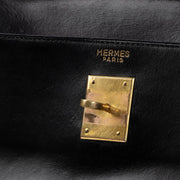 Authentic vintage Hermès Kelly 32 Black Box on www.labellov.com