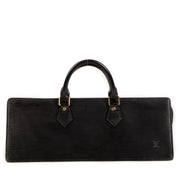 Louis Vuitton Black Epi Leather Sac Triangle Top Handle