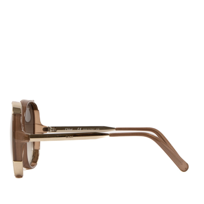 Shop 100% authentic second-hand Chloé Myrte Brown Sunglasses on Labellov.com