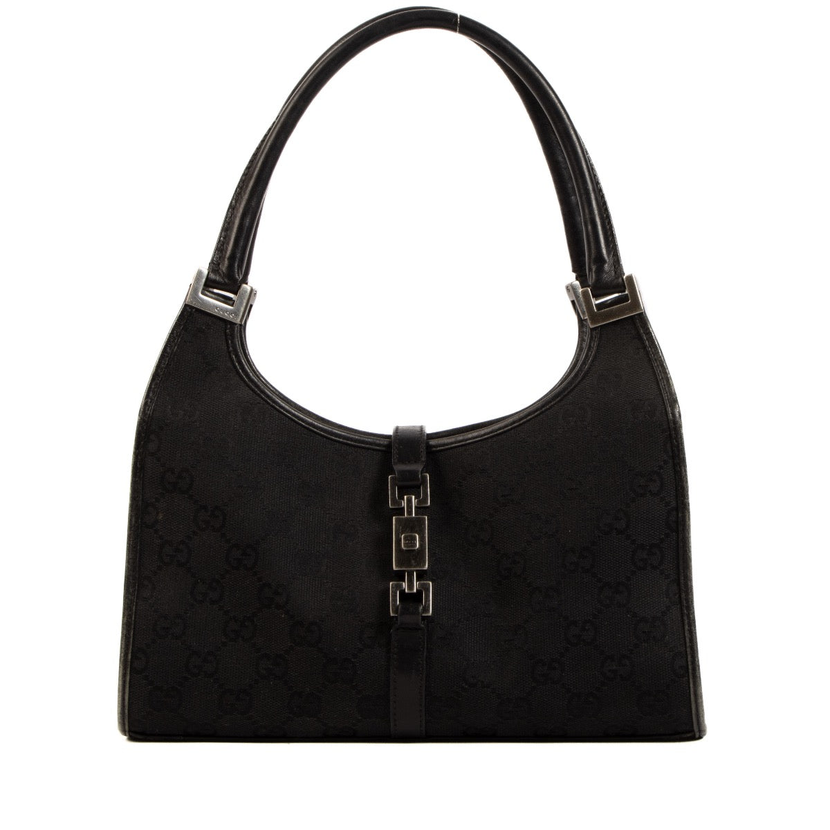 Shop 100% authentic second-hand Gucci Black Jackie GG Shoulder Bag on Labellov.com