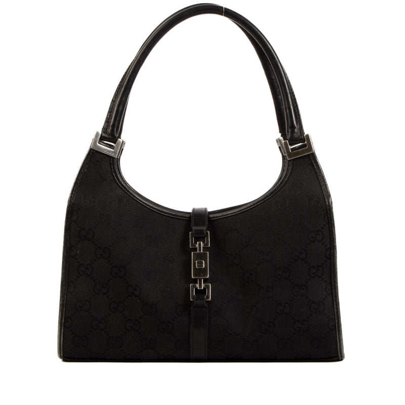 Shop 100% authentic second-hand Gucci Black Jackie GG Shoulder Bag on Labellov.com