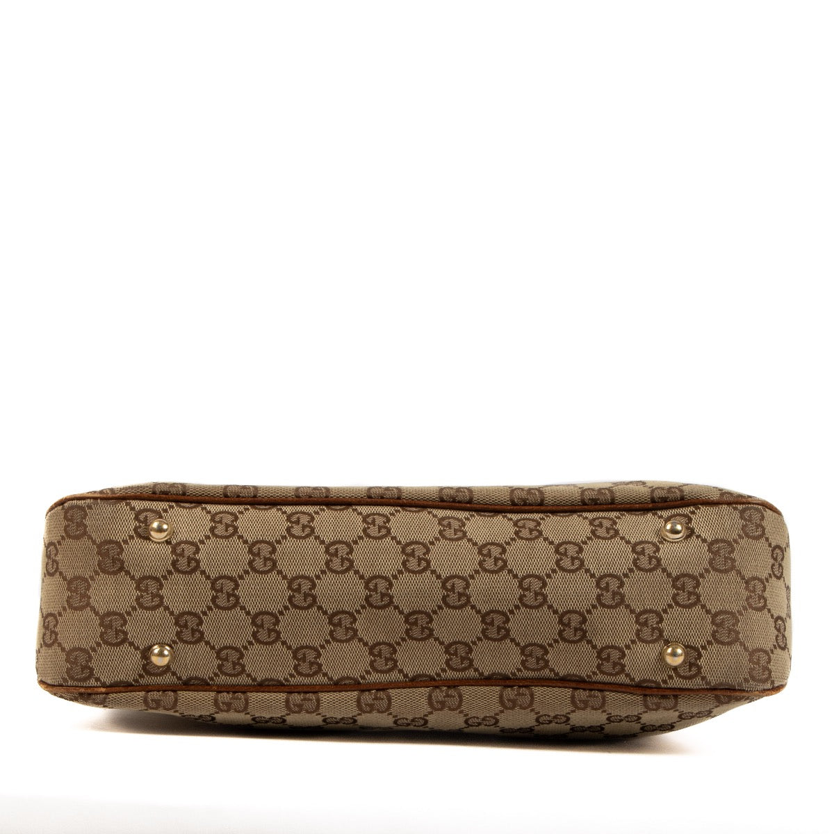 Shop 100% authentic second-hand Gucci Bamboo Handle Monogram Shoulder Bag on Labellov.com