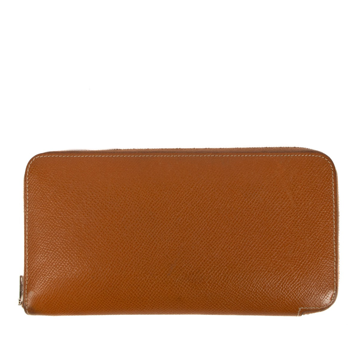Shop 100% authentic second-hand Hermès Silk'In Classique Cognac Veau Epsom Wallet on Labellov.com