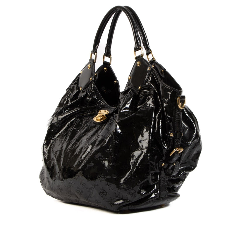 Shop 100% authentic second-hand The Louis Vuitton Black Mahina Surya XL Hobo Bag on Labellov.com