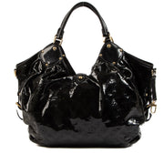 Shop 100% authentic second-hand The Louis Vuitton Black Mahina Surya XL Hobo Bag on Labellov.com