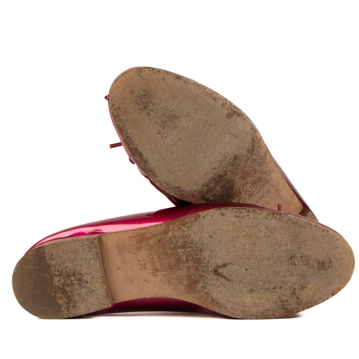 Shop 100% authentic second-hand Chanel Purple Ballerinas - Size 37 on Labellov.com