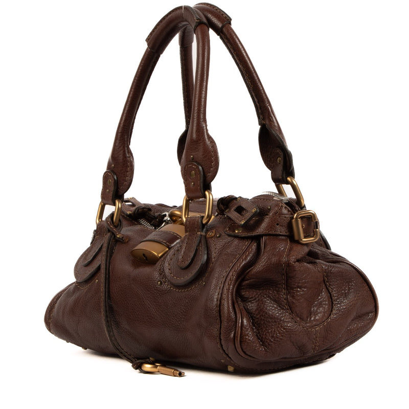 Shop 100% authentic second-hand Chloé Brown Leather Paddington Bag on Labellov.com