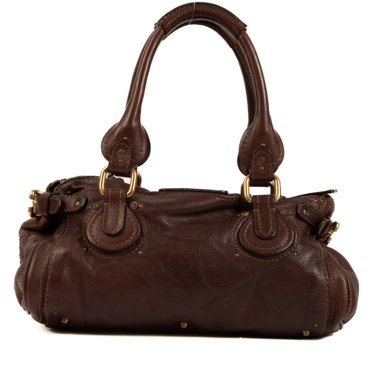 Shop 100% authentic second-hand Chloé Brown Leather Paddington Bag on Labellov.com