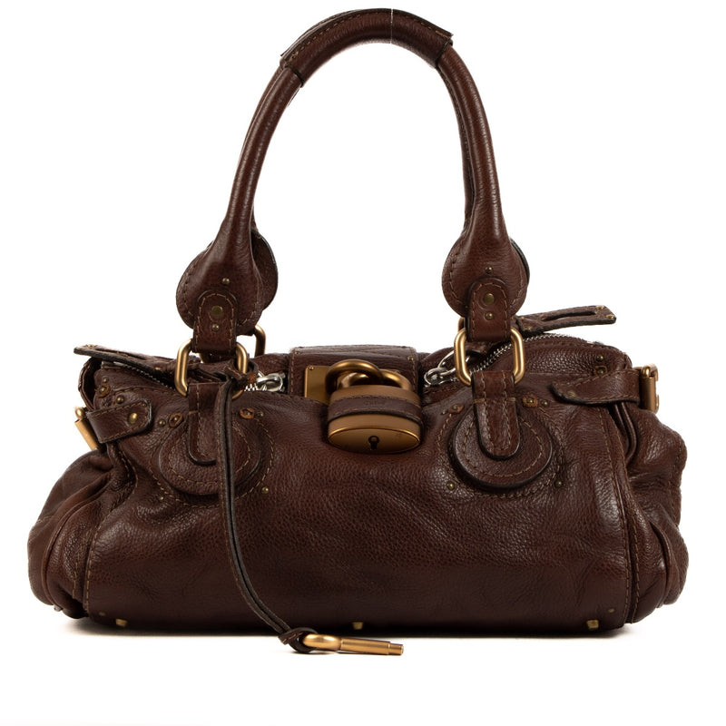 Shop 100% authentic second-hand Chloé Brown Leather Paddington Bag on Labellov.com