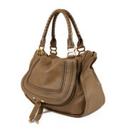 shop 100% authentic second hand Chloé Brown Marcie Large Handbag on Labellov.com
