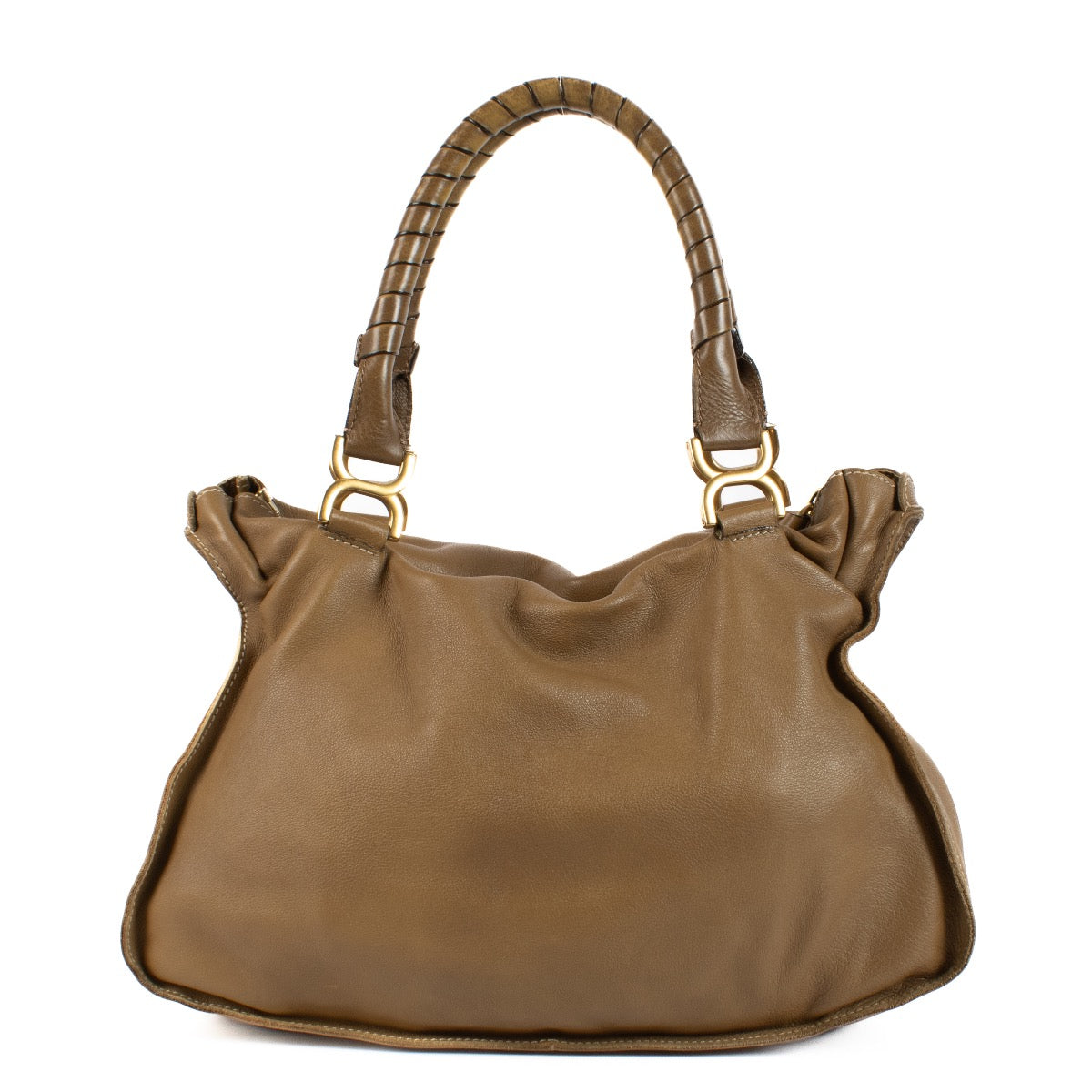 shop 100% authentic second hand Chloé Brown Marcie Large Handbag on Labellov.com
