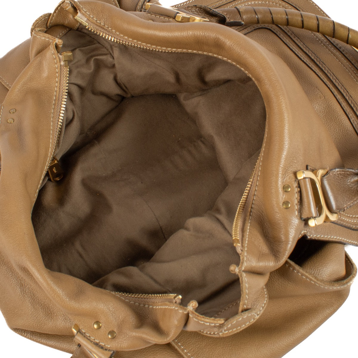 shop 100% authentic second hand Chloé Brown Marcie Large Handbag on Labellov.com