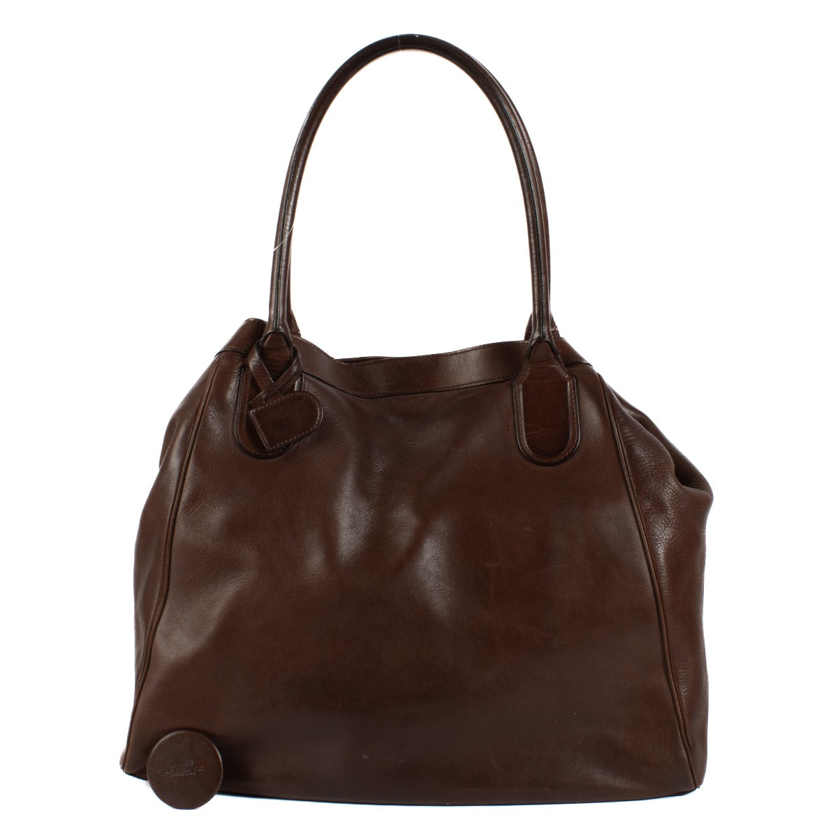 shop 100% authentic second hand Delvaux Brown Leather Shoulder Bag on Labellov.com