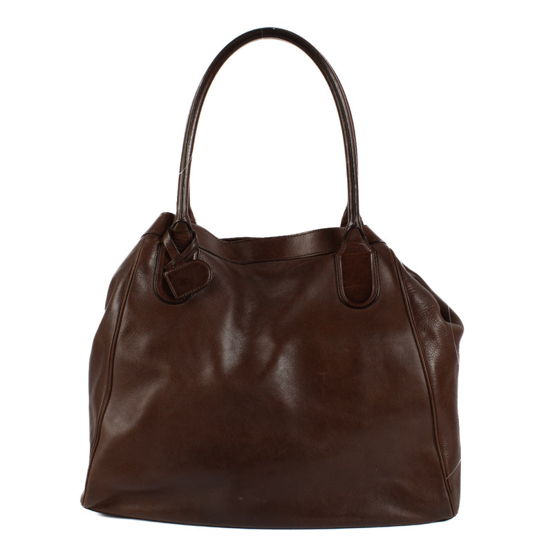 shop 100% authentic second hand Delvaux Brown Leather Shoulder Bag on Labellov.com