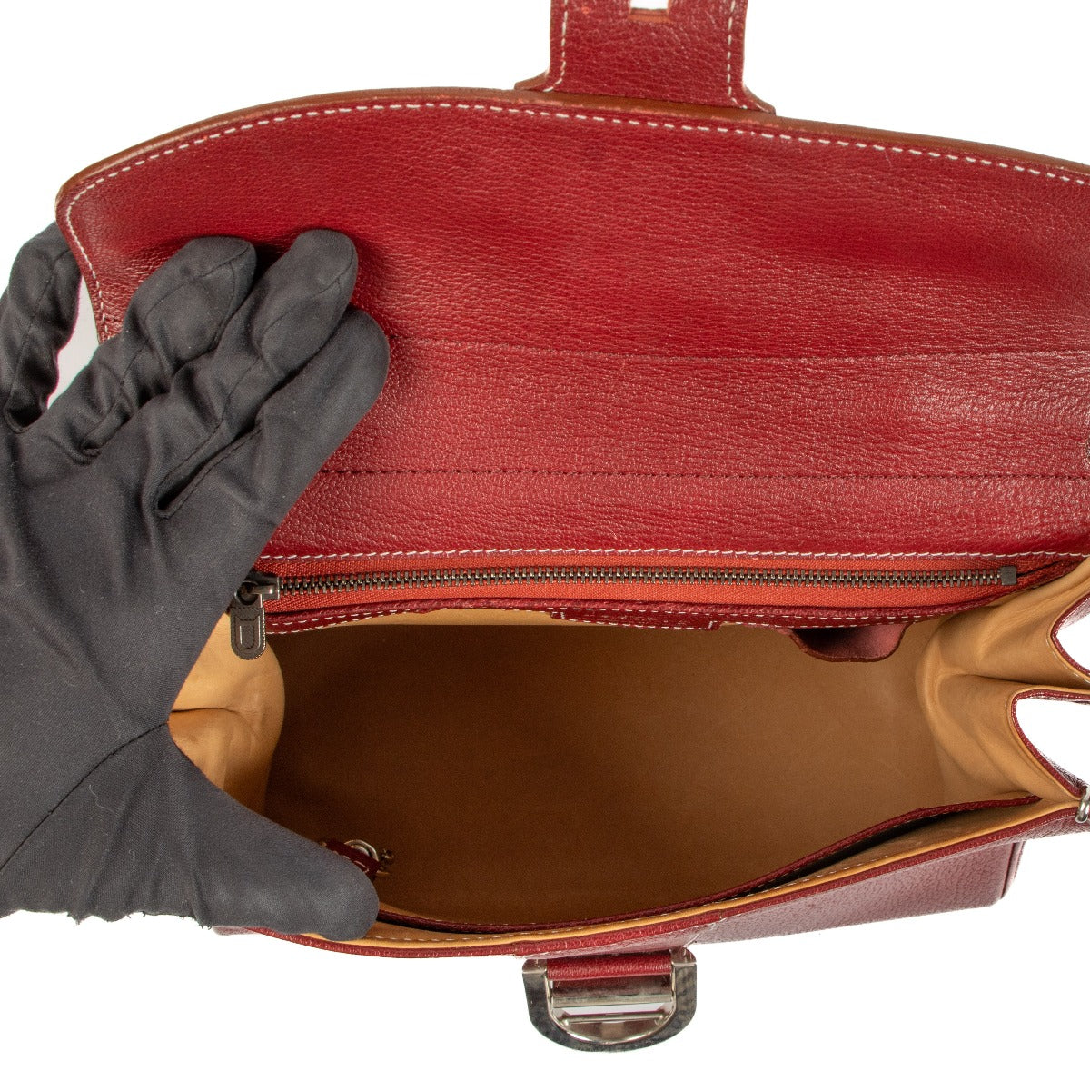 Delvaux Burgundy Criket Brillant MM