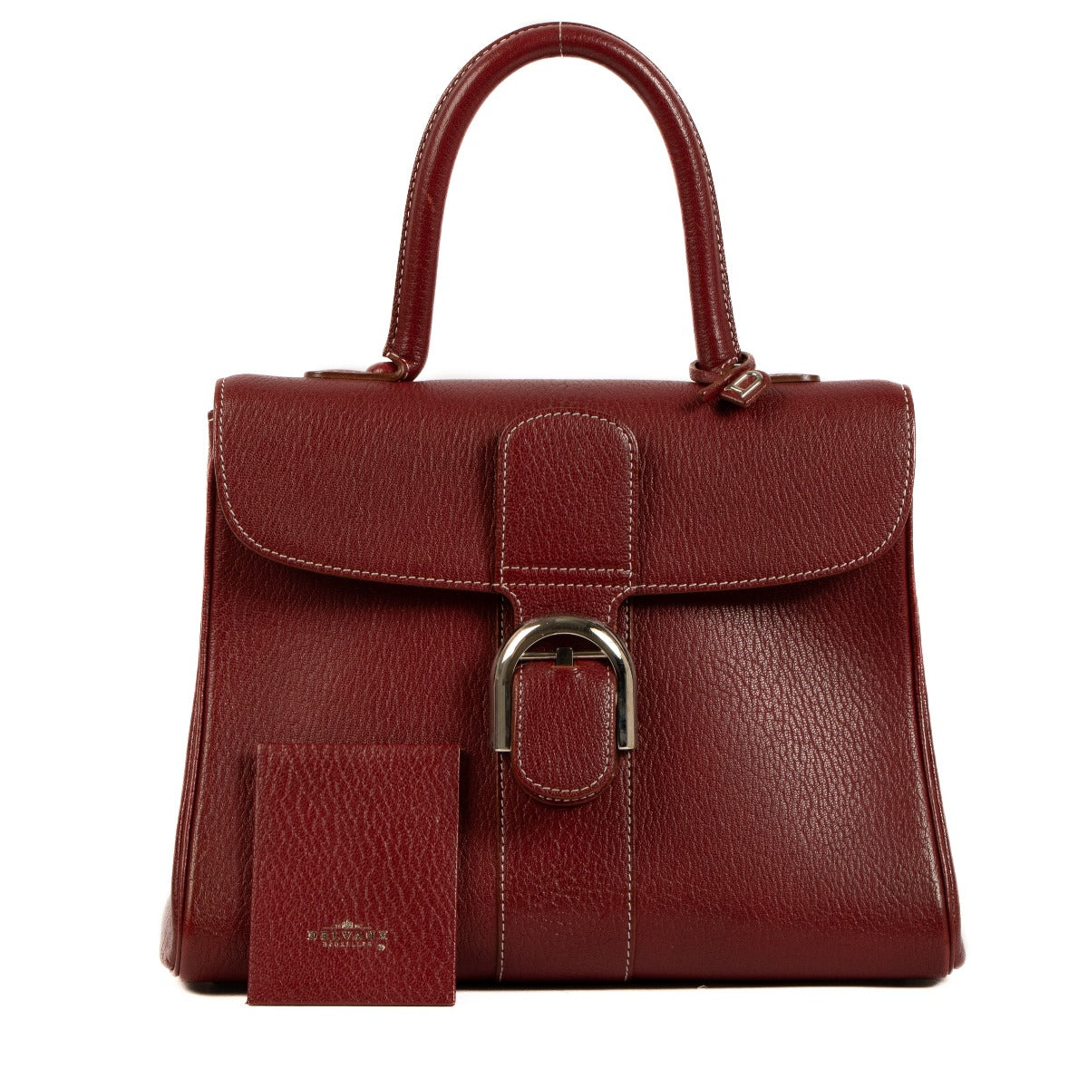 Delvaux Burgundy Criket Brillant MM