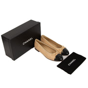 Shop 100% authentic second-hand Chanel Beige Ballerinas - Size 39 1/2 on Labellov.com
