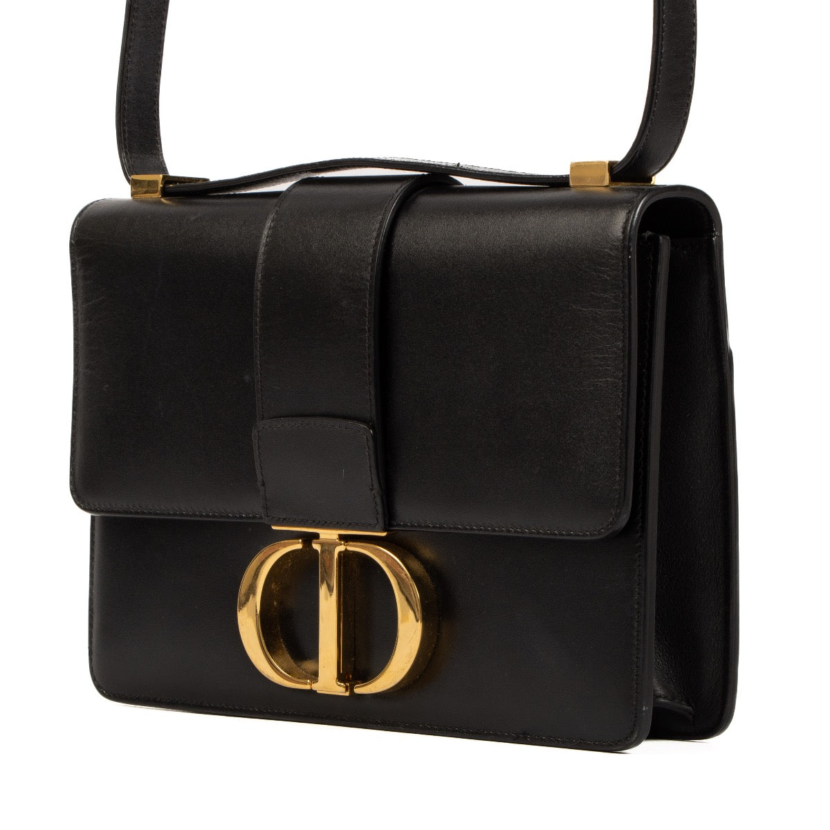 Shop 100% authentic second-hand Christian Dior Black Box Calf Montaigne 30 Bag on Labellov.com