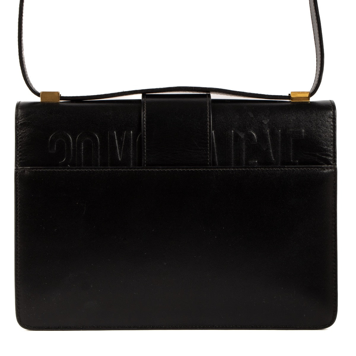 Shop 100% authentic second-hand Christian Dior Black Box Calf Montaigne 30 Bag on Labellov.com