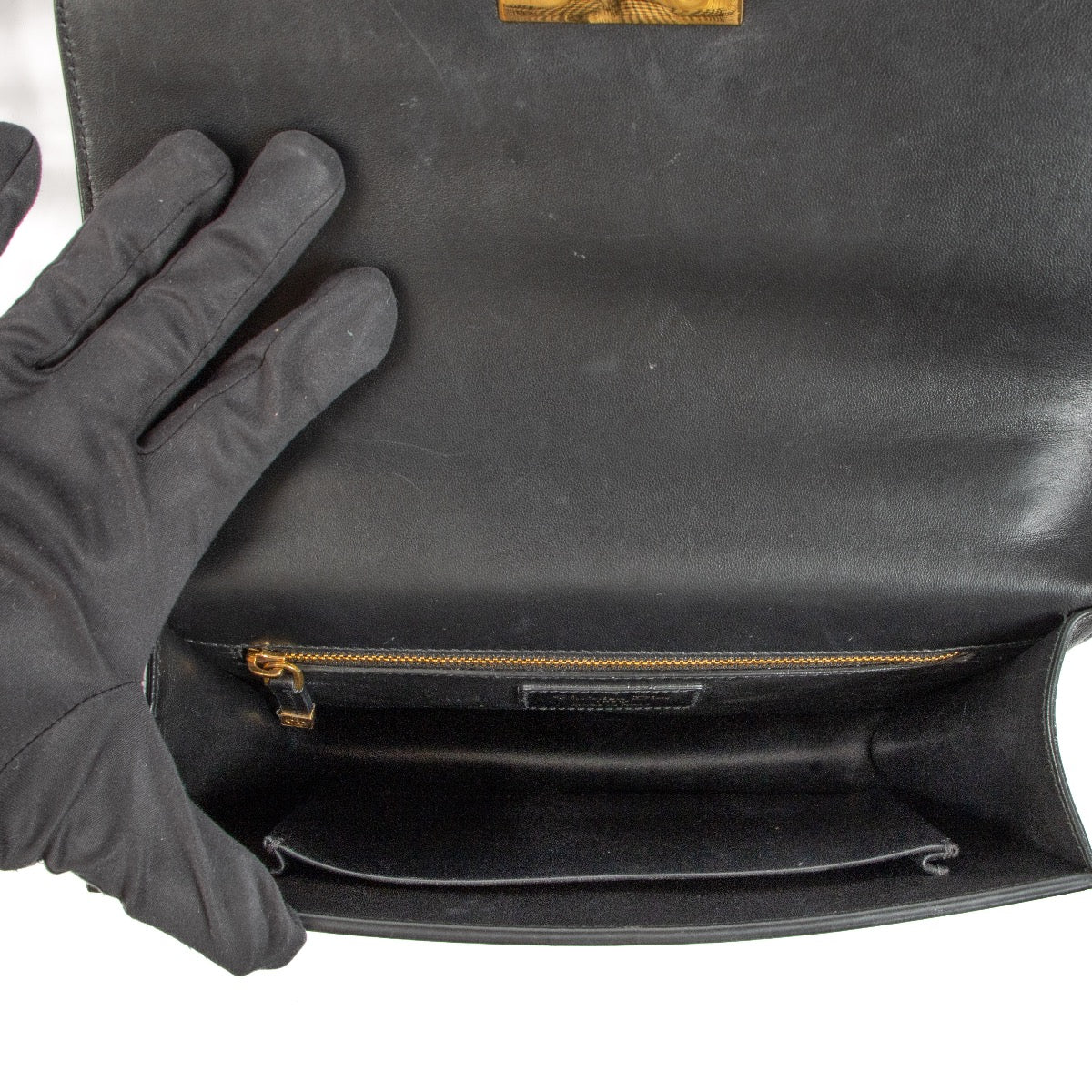 Shop 100% authentic second-hand Christian Dior Black Box Calf Montaigne 30 Bag on Labellov.com