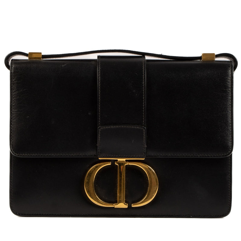 Shop 100% authentic second-hand Christian Dior Black Box Calf Montaigne 30 Bag on Labellov.com