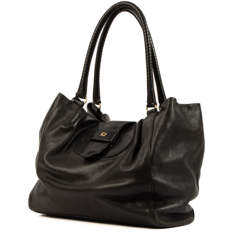 Delvaux Black Leather Clair Obscur Shoulder bag