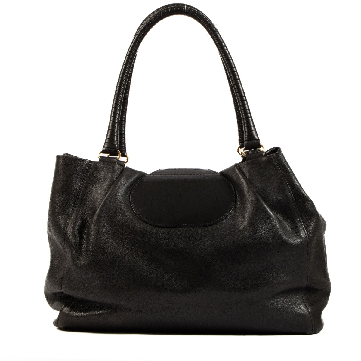 Delvaux Black Leather Clair Obscur Shoulder Bag