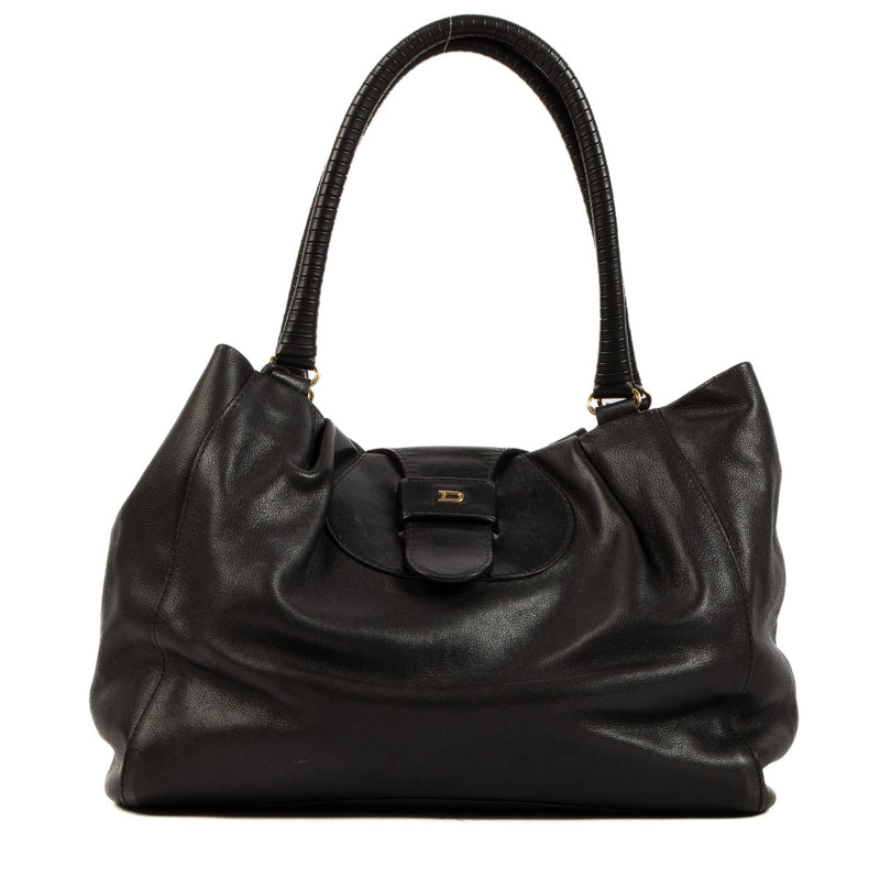 Delvaux Black Leather Clair Obscur Shoulder bag