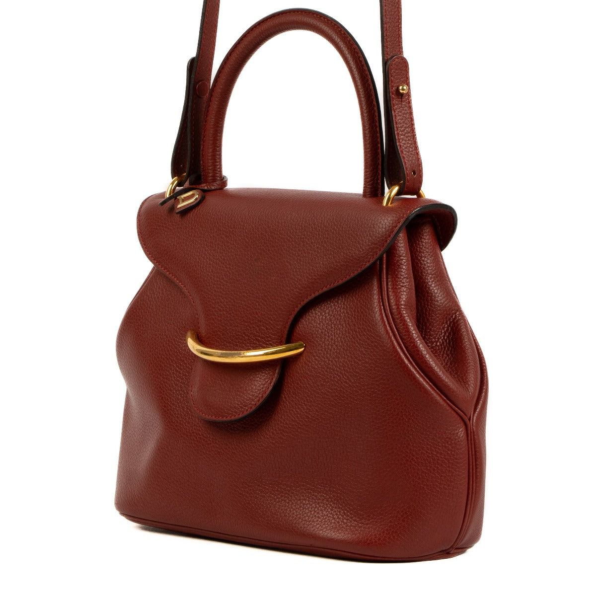 Delvaux bordeauxrode Baltimore schoudertas
