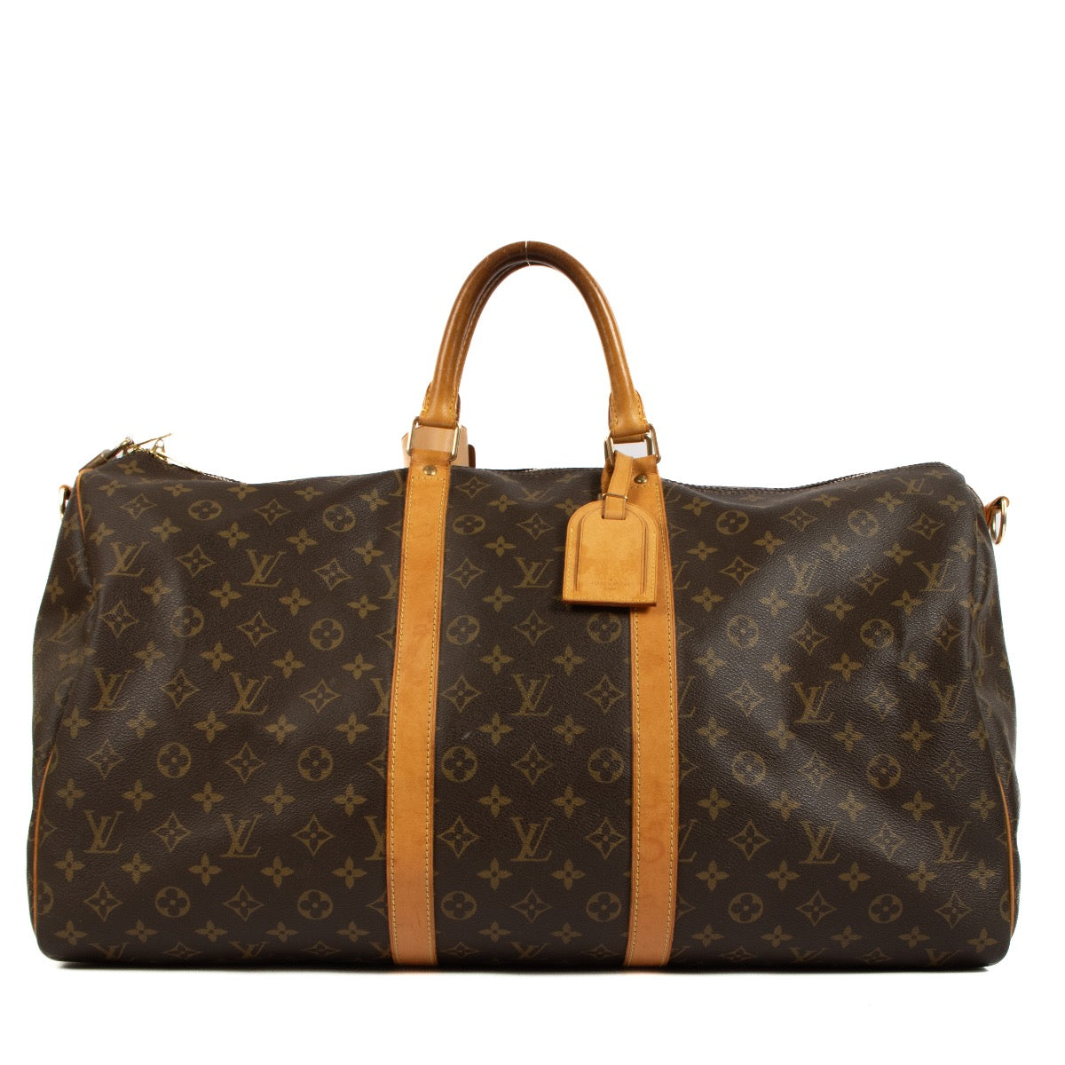 Second hand authentic designer vintage Louis Vuitton Monogram Canvas Keepall Bandoulière 55 on www.labellov.com