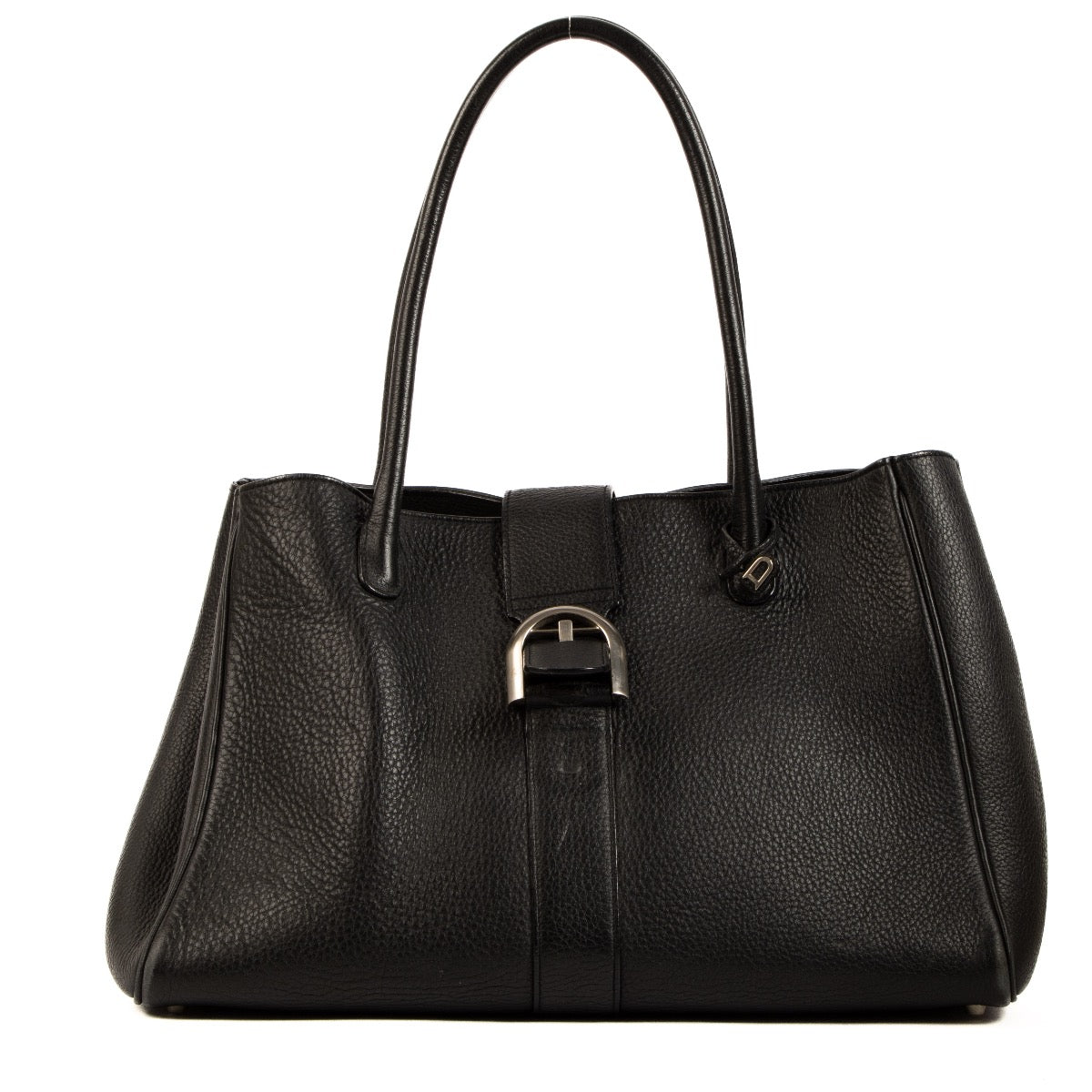 Shop 100% authentic second-hand Delvaux Black Brillant Cabriolet Shoulder Bag on Labellov.com
