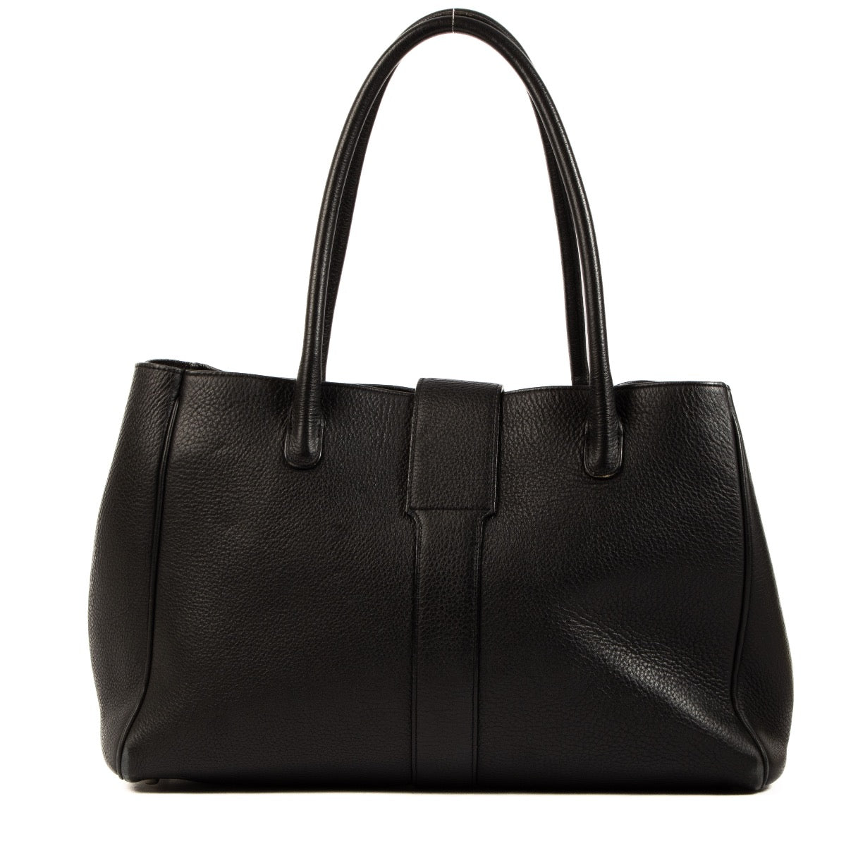 Shop 100% authentic second-hand Delvaux Black Brillant Cabriolet Shoulder Bag on Labellov.com