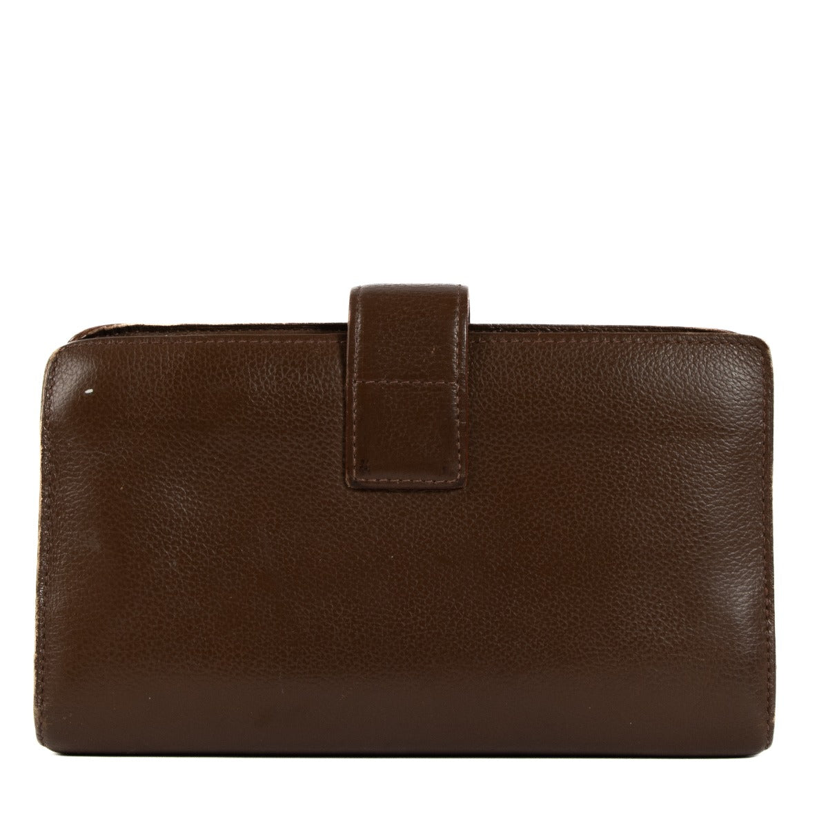 Delvaux Brown Leather Valeur Wallet
