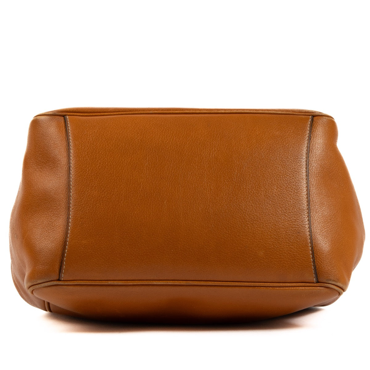 Shop 100% authentic second-hand Delvaux Cognac Canter Roseau Bucket Bag on Labellov.com