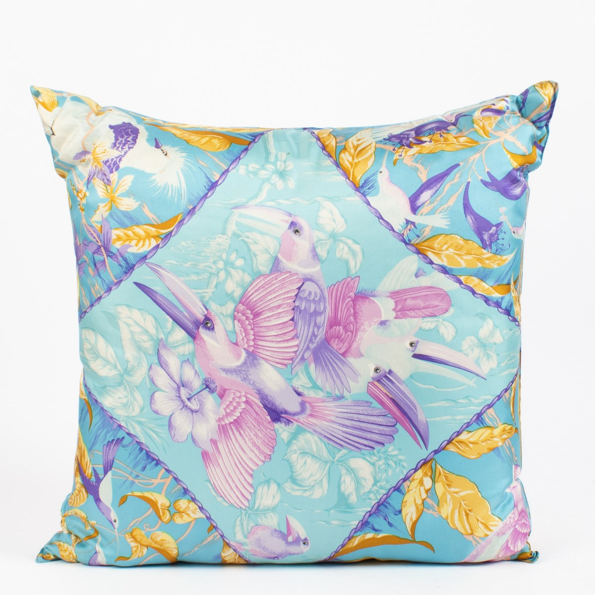 Hermès Silk Tropiques Small Pillow