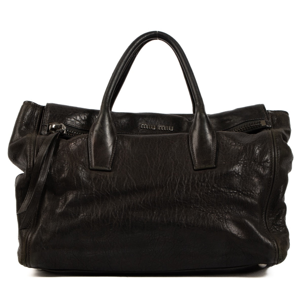 Shop 100% authentic second-hand Miu Miu Black Top Handle on Labellov.com