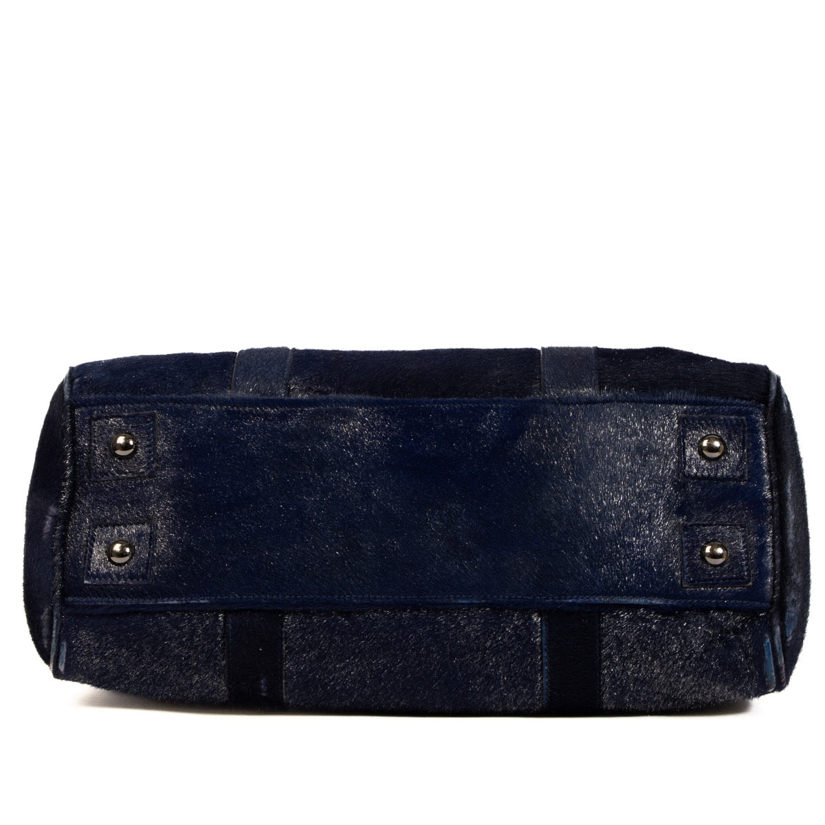 Shop safe online this Mulberry Metallic Calf-Hair Navy Bayswater Shoulder Bag at the right price on Labellov.com