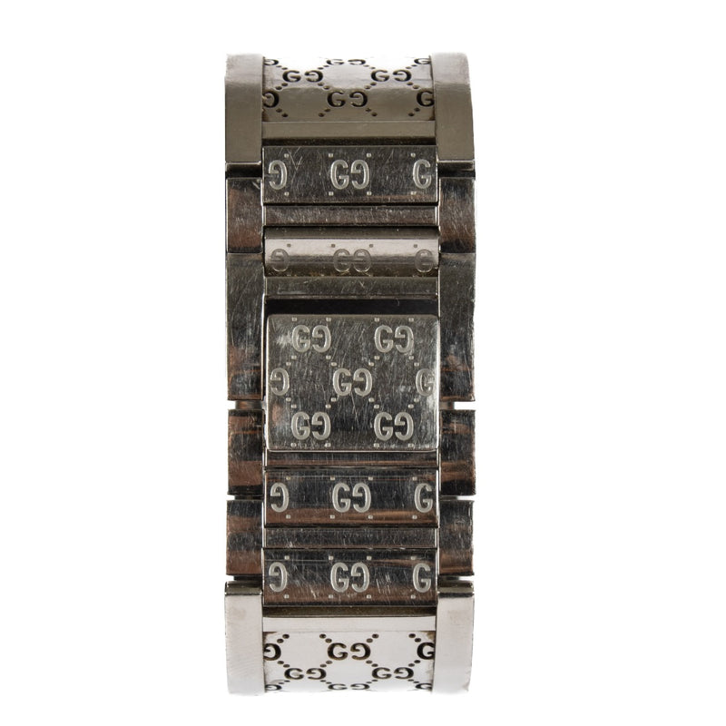 Shop safe online at Labellov in Antwerp, Brussels and Knokke this 100% authentic second hand Gucci Steel Twirl Small Diamonds Brown Watch