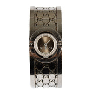 Shop safe online at Labellov in Antwerp, Brussels and Knokke this 100% authentic second hand Gucci Steel Twirl Small Diamonds Brown Watch