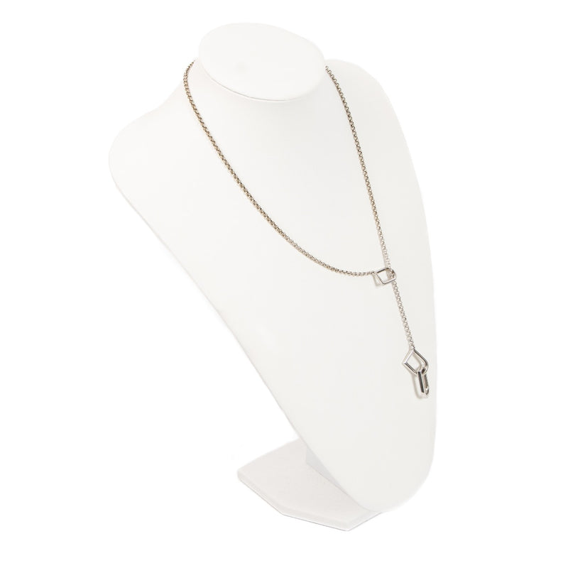 Shop 100% authentic second-hand Delvaux Silver D Necklace on Labellov.com