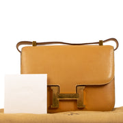 Shop 100% authentic second-hand Hermès Constance Camel Crossbody Bag on Labellov.com