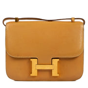 Shop 100% authentic second-hand Hermès Constance Camel Crossbody Bag on Labellov.com
