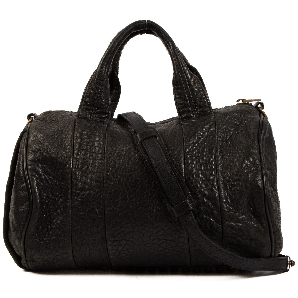 Buy an authentic second hand Alexander Wang Black Leather Rocco Bag in good pre-loved condition at Labellov.