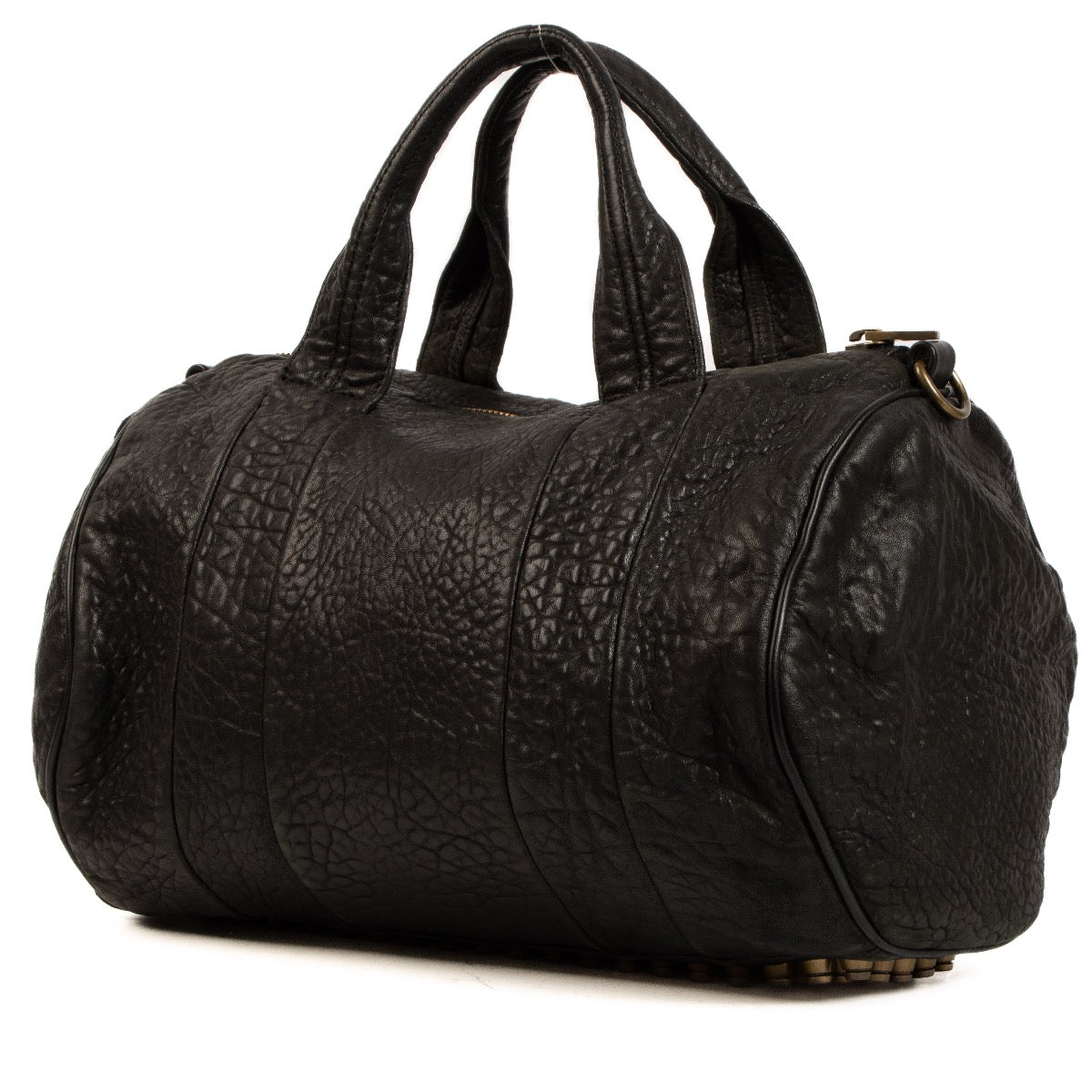 Buy an authentic second hand Alexander Wang Black Leather Rocco Bag in good pre-loved condition at Labellov.