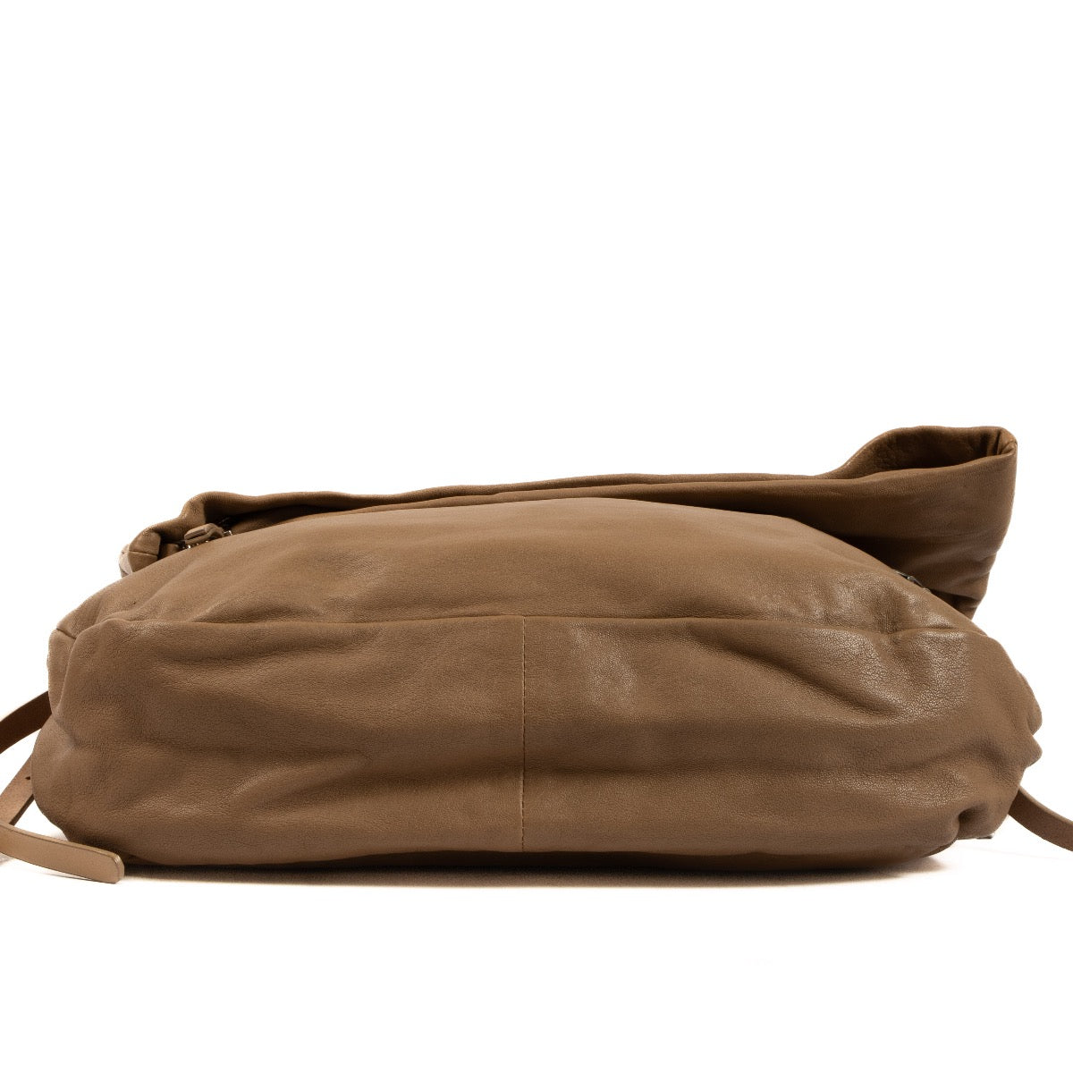 Jimmy Choo Beige Leren Biker Schoudertas