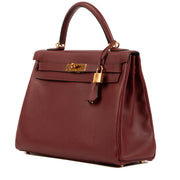 This rare and exclusive Hermès Kelly 32 Rouge H Evercolor GHW is a must-have piece for the collector. Are you a lover of luxury? Then this bag is for you!