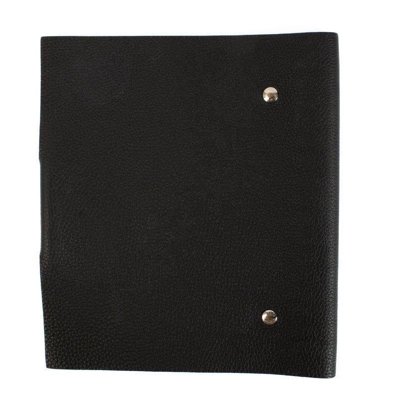 Authentic second hand Hermès Black Ulysse MM Notebook Cover on Labellov.com